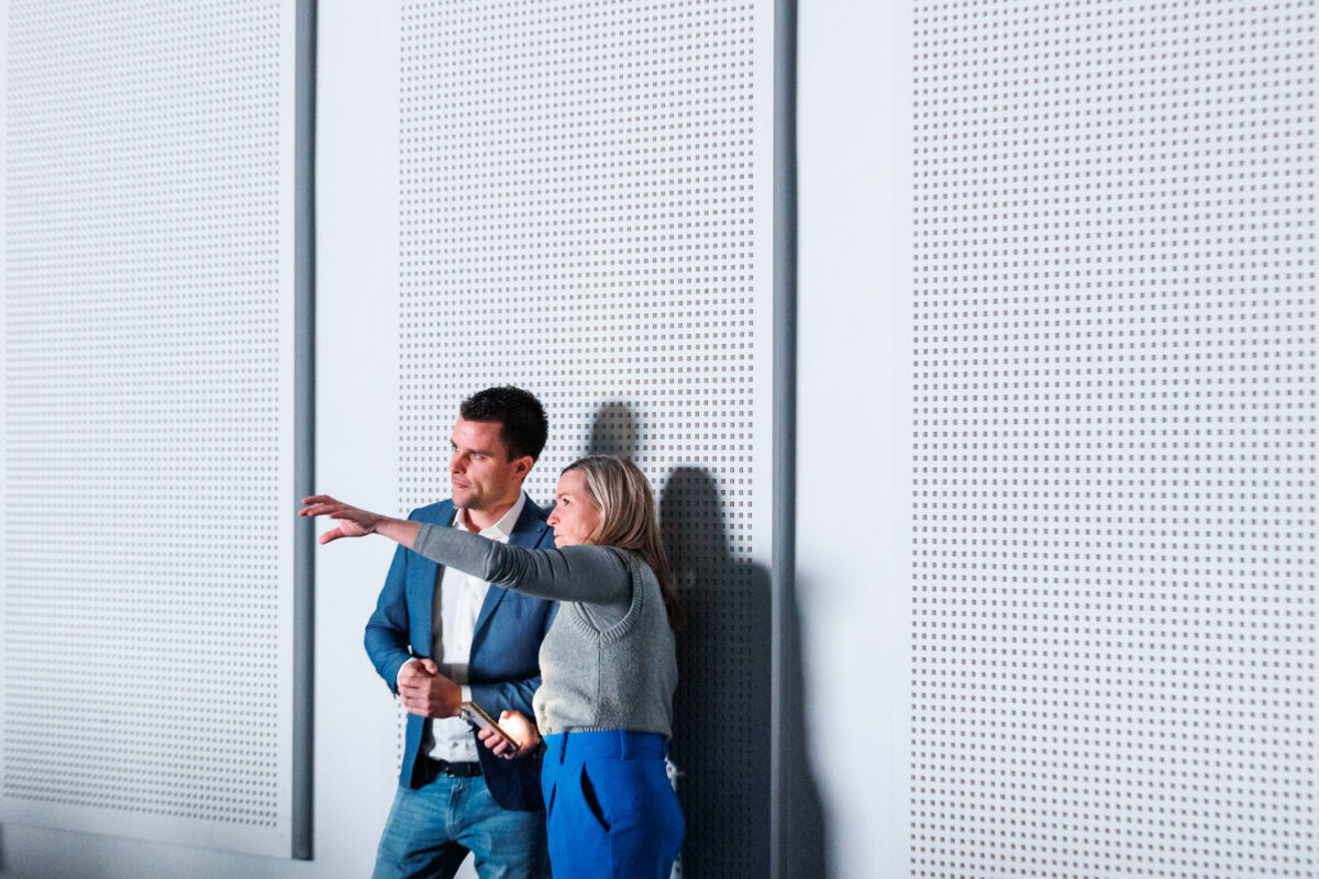 Hp og Cathie på produksjon