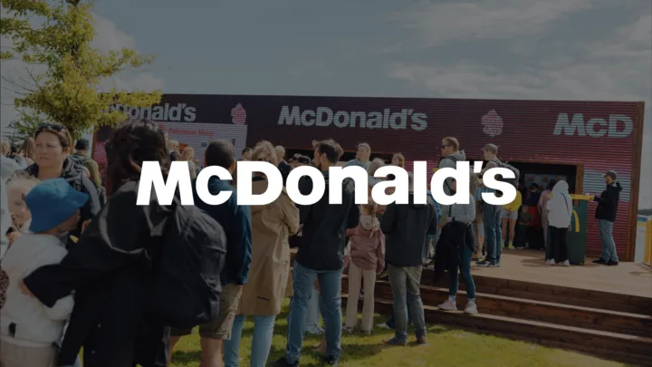 Går til McDonalds brand activation case
