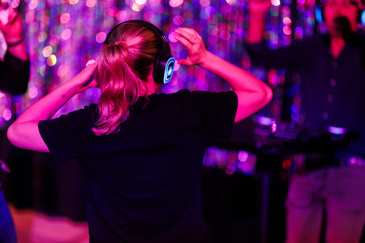 SIlent disco på event